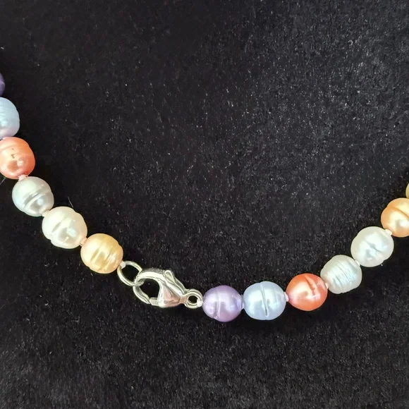 Honora Collection Multi Colored Cultured Pearl Necklace - Picture 3 of 5